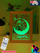 Magical Unicorn Personalised Name Timber Picture Frame USB 3D LED Night Light Lamp - KustomboxNight Lights & Ambient LightingKustomboxTimber Frame Light