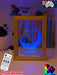 Magical Unicorn Personalised Name Timber Picture Frame USB 3D LED Night Light Lamp - KustomboxNight Lights & Ambient LightingKustomboxTimber Frame Light