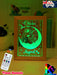 Magical Unicorn Personalised Name Timber Picture Frame USB 3D LED Night Light Lamp - KustomboxNight Lights & Ambient LightingKustomboxTimber Frame Light