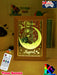 Magical Unicorn Personalised Name Timber Picture Frame USB 3D LED Night Light Lamp - KustomboxNight Lights & Ambient LightingKustomboxTimber Frame Light