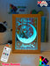 Magical Unicorn Personalised Name Timber Picture Frame USB 3D LED Night Light Lamp - KustomboxNight Lights & Ambient LightingKustomboxTimber Frame Light