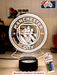 MANCHESTER CITY Football Soccer Club 3D LED Night Light Lamp - KustomboxNight Lights & Ambient LightingKustomboxStandard Size