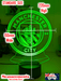 MANCHESTER CITY Football Soccer Club 3D LED Night Light Lamp - KustomboxNight Lights & Ambient LightingKustomboxStandard Size