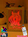 Mandala Horse Head Personalised Name Timber Frame USB 3D LED Night Light Lamp - KustomboxNight Lights & Ambient LightingKustomboxTimber Frame Light - $34.99