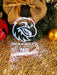 Manly Sea Eagles Football Personalised Christmas Bauble 3D LED Light Decoration - KustomboxNight Lights & Ambient LightingKustomboxBauble - No Name