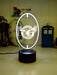 Manly Sea Eagles Rugby League Club 3D LED Night Light - KustomboxNight Lights & Ambient LightingKustomboxStandard Size