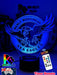 MANLY SEA EAGLES Rugby League Football Club LED Night Light 7 Colour Remote Control - KustomboxNight Lights & Ambient LightingKustomboxStandard Size