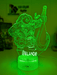 Maui Demigod Moana Personalised Name 3D LED Night Light Childrens Bedroom Lamp - KustomboxNight Lights & Ambient LightingKustomboxStandard Size