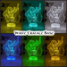 Maui Demigod Moana Personalised Name 3D LED Night Light Childrens Bedroom Lamp - KustomboxNight Lights & Ambient LightingKustomboxStandard Size