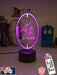 Melbourne Storm Rugby League Club 3D LED Night Light - KustomboxNight Lights & Ambient LightingKustomboxStandard Size