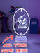 Melbourne Storm Rugby League Club 3D LED Night Light - KustomboxNight Lights & Ambient LightingKustomboxStandard Size