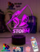 MELBOURNE STORM Rugby League Footy Club LED Night Light - KustomboxNight Lights & Ambient LightingKustomboxStandard Size