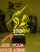 MELBOURNE STORM Rugby League Footy Club LED Night Light - KustomboxNight Lights & Ambient LightingKustomboxStandard Size