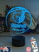 MEMPHIS GRIZZLIES BASKETBALL LED Night Light Lamp - KustomboxNight Lights & Ambient LightingKustomboxStandard Size