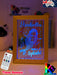 Mermaid Princess Personalised Name Timber Frame USB 3D LED Night Light Lamp - KustomboxNight Lights & Ambient LightingKustomboxTimber Frame Light - $34.99