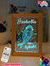 Mermaid Princess Personalised Name Timber Frame USB 3D LED Night Light Lamp - KustomboxNight Lights & Ambient LightingKustomboxTimber Frame Light - $34.99