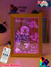 Mermaid Princess & Turtle Personalised Name Timber Picture Frame USB 3D LED Night Light Lamp - KustomboxNight Lights & Ambient LightingKustomboxTimber Frame Light