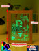 Mermaid Princess & Turtle Personalised Name Timber Picture Frame USB 3D LED Night Light Lamp - KustomboxNight Lights & Ambient LightingKustomboxTimber Frame Light