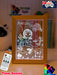 Mermaid Princess & Turtle Personalised Name Timber Picture Frame USB 3D LED Night Light Lamp - KustomboxNight Lights & Ambient LightingKustomboxTimber Frame Light