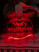 Merry Christmas Bauble 3d LED Night Light Decoration - KustomboxNight Lights & Ambient LightingKustomboxBauble - Standard Size