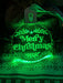 Merry Christmas Bauble 3d LED Night Light Decoration - KustomboxNight Lights & Ambient LightingKustomboxBauble - Standard Size
