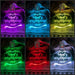Merry Christmas Bauble 3d LED Night Light Decoration - KustomboxNight Lights & Ambient LightingKustomboxBauble - Standard Size