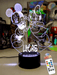 Mickey Mouse & Donald Duck Personalised Name 3D LED Night Light Lamp - KustomboxNight Lights & Ambient LightingKustomboxStandard Size