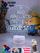 Minions Kevin Stuart & Phil Personalised Name 3D LED Night Light Lamp - KustomboxNight Lights & Ambient LightingKustomboxStandard Size