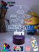 Minions Kevin Stuart & Phil Personalised Name 3D LED Night Light Lamp - KustomboxNight Lights & Ambient LightingKustomboxStandard Size
