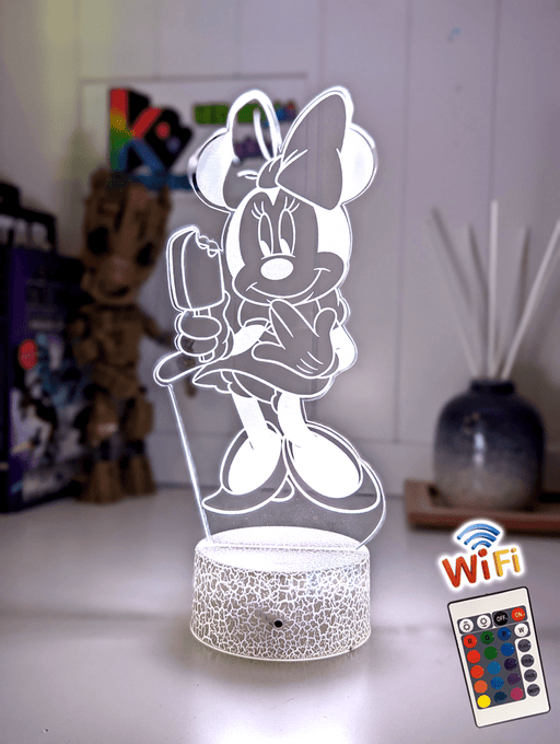 Minnie Mouse Ice Cream 3D LED Night Light Childrens Lamp - KustomboxNight Lights & Ambient LightingKustomboxStandard Size