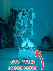 Minnie Mouse Ice Cream 3D LED Night Light Childrens Lamp - KustomboxNight Lights & Ambient LightingKustomboxStandard Size