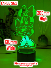 Minnie Mouse Ice Cream 3D LED Night Light Childrens Lamp - KustomboxNight Lights & Ambient LightingKustomboxStandard Size