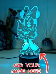 Minnie Mouse Ice Cream 3D LED Night Light Childrens Lamp - KustomboxNight Lights & Ambient LightingKustomboxStandard Size
