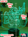 Moana & Maui Demigod Personalised Name 3D LED Night Light Childrens Bedroom Lamp - KustomboxNight Lights & Ambient LightingKustomboxStandard Size