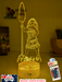 Moana of Motuni Personalised Name 3D LED Night Light Childrens Bedroom Lamp - KustomboxNight Lights & Ambient LightingKustomboxStandard Size
