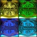Monogram Inital A B C D Personalised Name Christmas Bauble Decoration - KustomboxNight Lights & Ambient LightingKustomboxBauble - Standard Size
