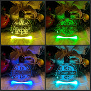 Monogram Inital A B C D Personalised Name Christmas Bauble Decoration - KustomboxNight Lights & Ambient LightingKustomboxBauble - Standard Size