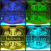 Monogram Inital I J K L Personalised Name Christmas Bauble Decoration - KustomboxNight Lights & Ambient LightingKustomboxBauble - Standard Size