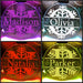 Monogram Inital M N O P Personalised Name Christmas Bauble Decoration - KustomboxNight Lights & Ambient LightingKustomboxBauble - Standard Size