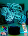 Monster Jam Truck Ute 3D LED Night Light Lamp - KustomboxNight Lights & Ambient LightingKustomboxStandard Size No Name