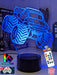 Monster Jam Truck Ute 3D LED Night Light Lamp - KustomboxNight Lights & Ambient LightingKustomboxStandard Size No Name