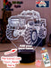 Monster Truck Big Dirt Personalised Name 3D LED Night Light Lamp - KustomboxNight Lights & Ambient LightingKustomboxStandard Size - No Name