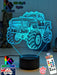 Monster Truck Big Dirt Personalised Name 3D LED Night Light Lamp - KustomboxNight Lights & Ambient LightingKustomboxStandard Size - No Name