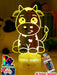 Moo Cow Personalised 3D LED Night Light Childrens Lamp - KustomboxNight Lights & Ambient LightingKustomboxStandard Size - No Name