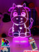 Moo Cow Personalised 3D LED Night Light Childrens Lamp - KustomboxNight Lights & Ambient LightingKustomboxStandard Size - No Name