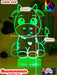 Moo Cow Personalised 3D LED Night Light Childrens Lamp - KustomboxNight Lights & Ambient LightingKustomboxStandard Size - No Name