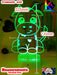Moo Cow Personalised 3D LED Night Light Childrens Lamp - KustomboxNight Lights & Ambient LightingKustomboxStandard Size - No Name