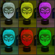 Motocross Dirtbike Motorbike Helmet 3D LED Night Light Lamp - KustomboxNight Lights & Ambient LightingKustomboxStandard Size - No Name