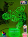 Motorbike Moto Cross Dirt Bike Rider 3D LED Night Light Lamp - KustomboxNight Lights & Ambient LightingKustomboxStandard SizeWhite Crack Base