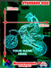 Motorcross Dirt Bike Motor Personalised 3D LED Night Light - KustomboxNight Lights & Ambient LightingKustomboxStandard Size No NameWhite Crack Base